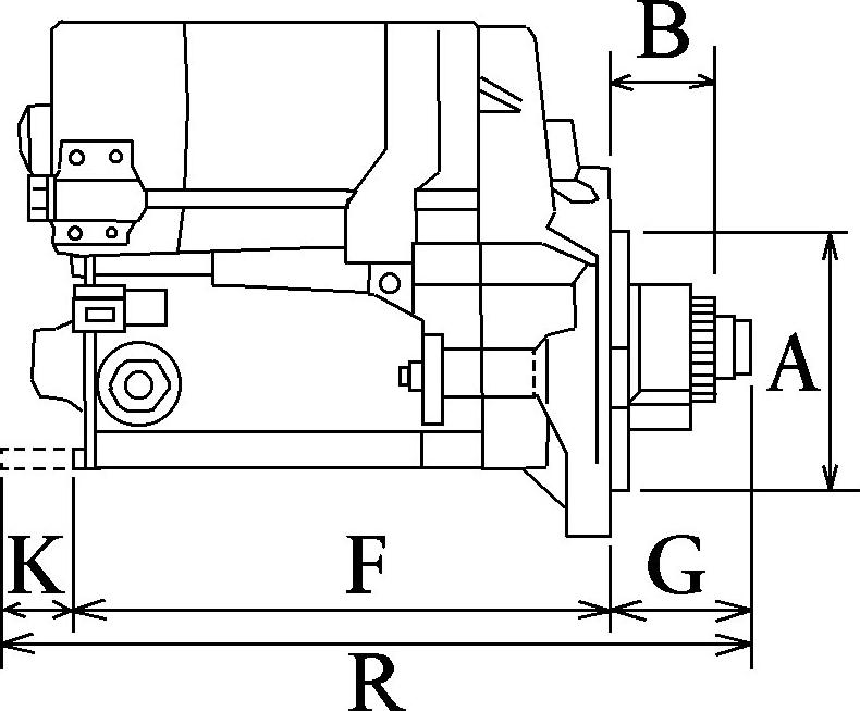 BOSCH F 032 113 203 - Starteris autodraugiem.lv