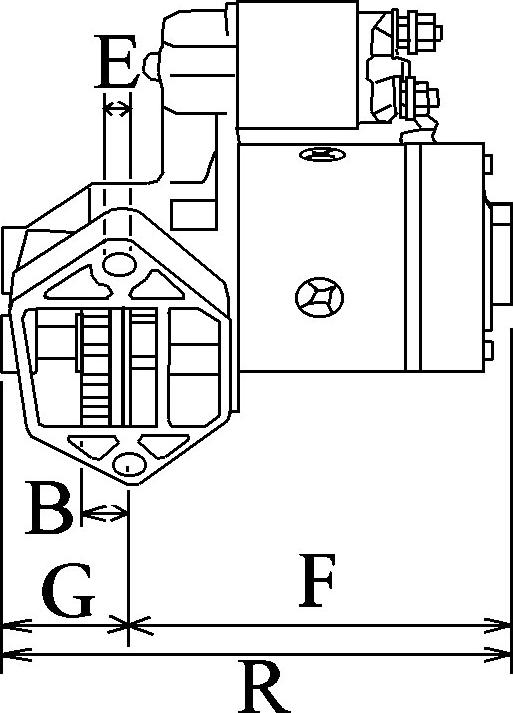 BOSCH F 032 111 786 - Starteris autodraugiem.lv