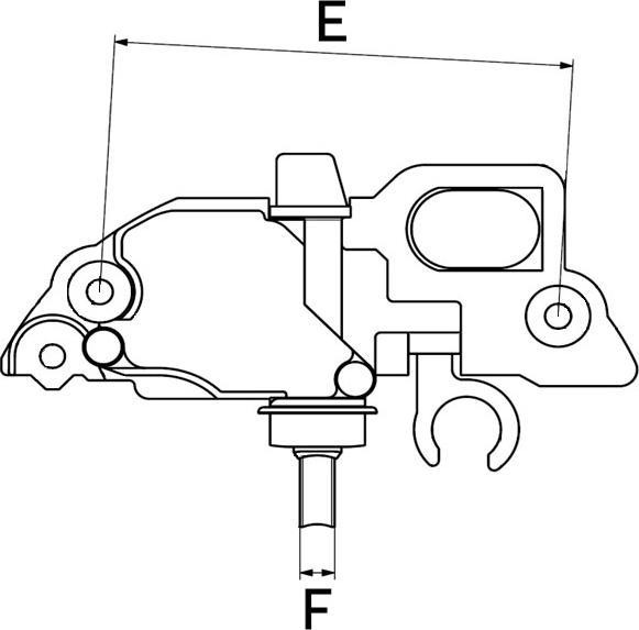 BOSCH F 032 139 044 - Ģeneratora sprieguma regulators autodraugiem.lv