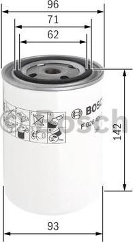 BOSCH F 026 404 011 - Dzesēšanas šķidruma filtrs autodraugiem.lv