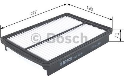 BOSCH F 026 400 547 - Gaisa filtrs autodraugiem.lv