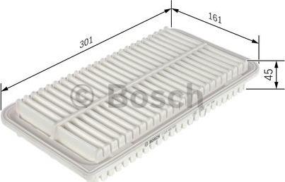 BOSCH F 026 400 506 - Gaisa filtrs autodraugiem.lv