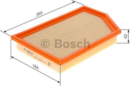 BOSCH F 026 400 586 - Gaisa filtrs autodraugiem.lv