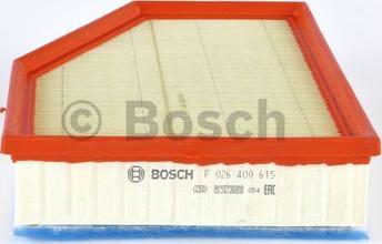 BOSCH F026400615 - Gaisa filtrs autodraugiem.lv