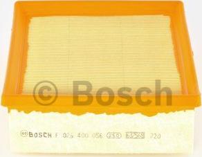 BOSCH F 026 400 056 - Gaisa filtrs autodraugiem.lv