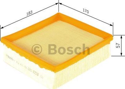 BOSCH F 026 400 056 - Gaisa filtrs autodraugiem.lv