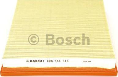 BOSCH F 026 400 014 - Gaisa filtrs autodraugiem.lv