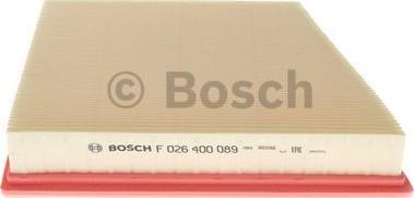 BOSCH F 026 400 089 - Gaisa filtrs autodraugiem.lv