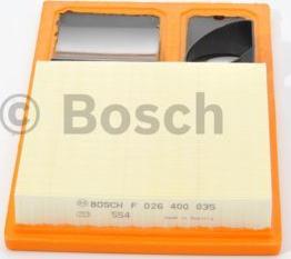 BOSCH F 026 400 035 - Gaisa filtrs autodraugiem.lv