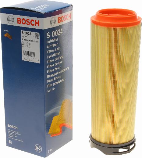 BOSCH F 026 400 024 - Gaisa filtrs autodraugiem.lv