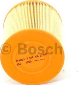 BOSCH F 026 400 027 - Gaisa filtrs autodraugiem.lv