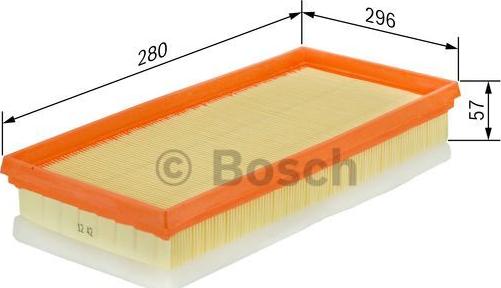 BOSCH F 026 400 103 - Gaisa filtrs autodraugiem.lv