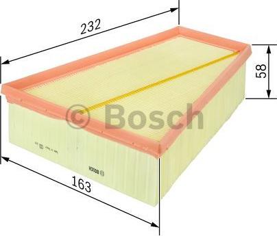 BOSCH F 026 400 126 - Gaisa filtrs autodraugiem.lv