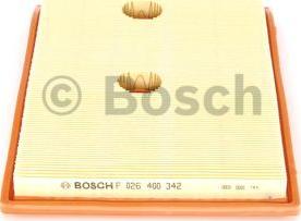 BOSCH F 026 400 342 - Gaisa filtrs autodraugiem.lv