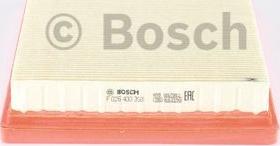 BOSCH F026400358 - Gaisa filtrs autodraugiem.lv