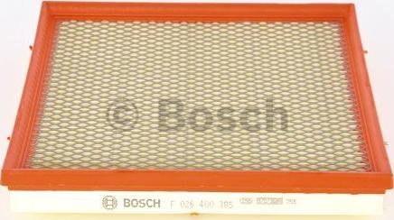 BOSCH F 026 400 385 - Gaisa filtrs autodraugiem.lv