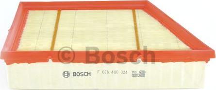 BOSCH F 026 400 324 - Gaisa filtrs autodraugiem.lv