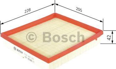 BOSCH F 026 400 375 - Gaisa filtrs autodraugiem.lv