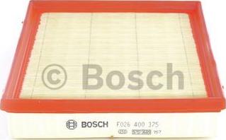 BOSCH F 026 400 375 - Gaisa filtrs autodraugiem.lv
