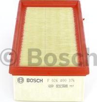 BOSCH F 026 400 376 - Gaisa filtrs autodraugiem.lv