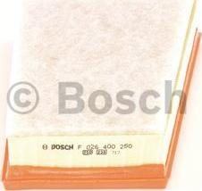 BOSCH F 026 400 250 - Gaisa filtrs autodraugiem.lv