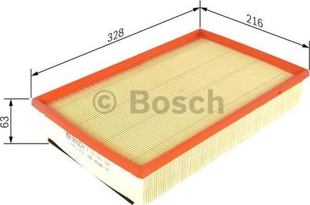 BOSCH F 026 400 264 - Gaisa filtrs autodraugiem.lv