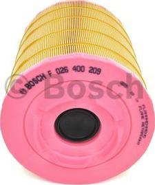 BOSCH F026400209 - Gaisa filtrs autodraugiem.lv