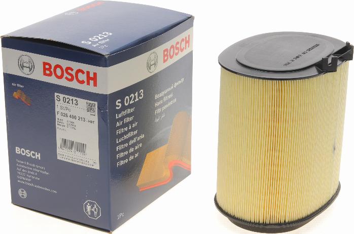 BOSCH F 026 400 213 - Gaisa filtrs autodraugiem.lv