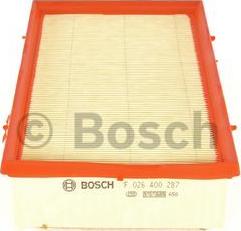 BOSCH F 026 400 287 - Gaisa filtrs autodraugiem.lv