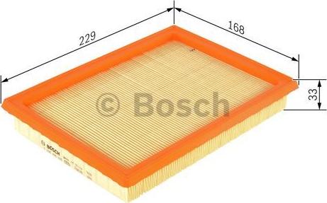 BOSCH F 026 400 222 - Gaisa filtrs autodraugiem.lv