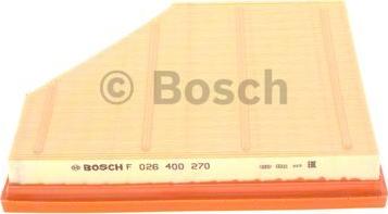 BOSCH F 026 400 270 - Gaisa filtrs autodraugiem.lv