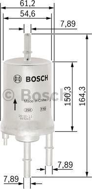 BOSCH F 026 403 006 - Degvielas filtrs autodraugiem.lv
