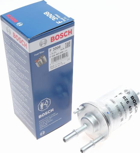 BOSCH F 026 403 008 - Degvielas filtrs autodraugiem.lv