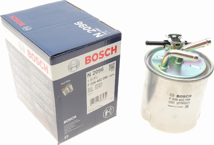 BOSCH F 026 402 096 - Degvielas filtrs autodraugiem.lv