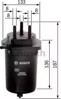 BOSCH F 026 402 091 - Degvielas filtrs autodraugiem.lv