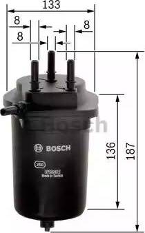 BOSCH F 026 402 098 - Degvielas filtrs autodraugiem.lv