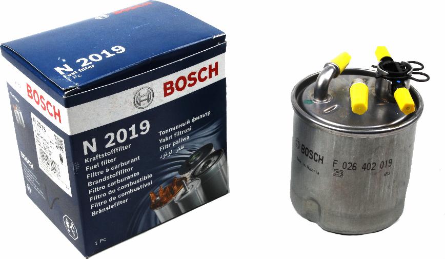 BOSCH F 026 402 019 - Degvielas filtrs autodraugiem.lv