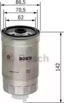 BOSCH F026402010 - Degvielas filtrs autodraugiem.lv