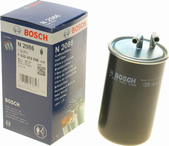 BOSCH F 026 402 086 - Degvielas filtrs autodraugiem.lv