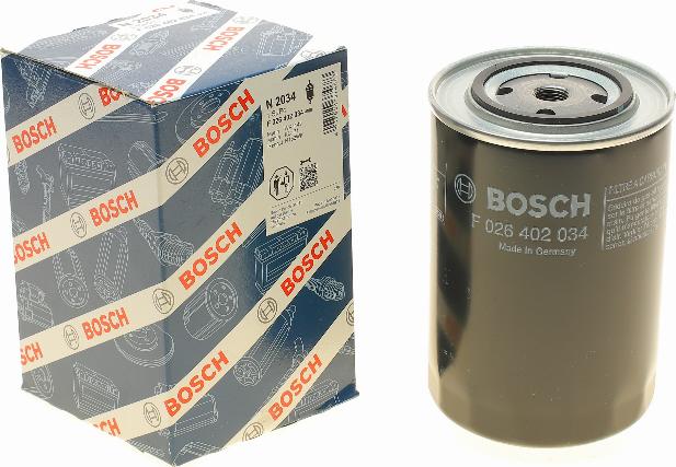 BOSCH F 026 402 034 - Degvielas filtrs autodraugiem.lv