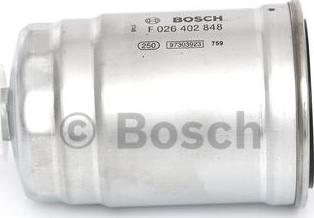 BOSCH F 026 402 848 - Degvielas filtrs autodraugiem.lv