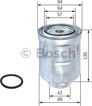 BOSCH F 026 402 830 - Degvielas filtrs autodraugiem.lv