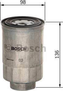BOSCH F 026 402 831 - Degvielas filtrs autodraugiem.lv