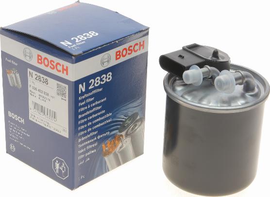 BOSCH F 026 402 838 - Degvielas filtrs autodraugiem.lv