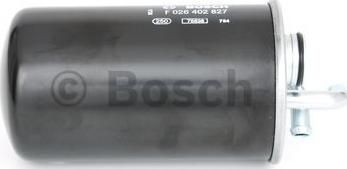 BOSCH F 026 402 827 - Degvielas filtrs autodraugiem.lv