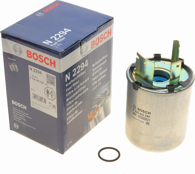 BOSCH F 026 402 294 - Degvielas filtrs autodraugiem.lv