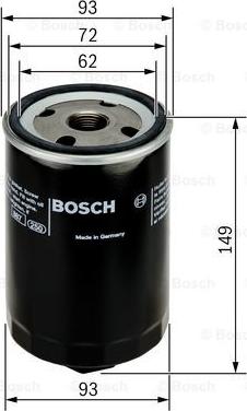 BOSCH F 026 407 004 - Eļļas filtrs autodraugiem.lv