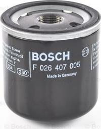 BOSCH F 026 407 005 - Eļļas filtrs autodraugiem.lv