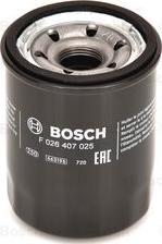 BOSCH F 026 407 025 - Eļļas filtrs autodraugiem.lv