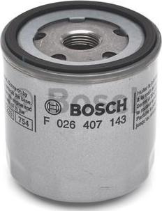 BOSCH F 026 407 143 - Eļļas filtrs autodraugiem.lv